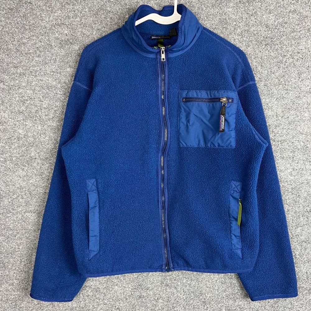 VTG Patagonia Retro #25029 Full Zip Fleece Jacket Women's Sz 12